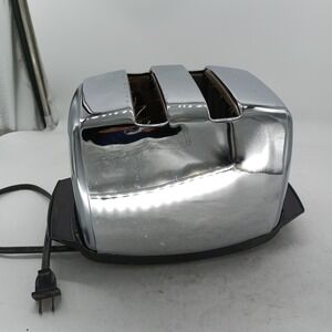 Sunbeam 20-3 AG Radiant Control Toaster Vintage Chrome Automatic USA WORKS!